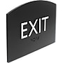 Lorell Arched Exit Sign, 4.5" x 6.8", Black (LLR02680)~#|#~6EEF95FF-054C-4C06-BBD7B1BE281F983D_sc7