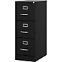 Lorell Fortress 3-Drawer Vertical File Cabinet, Letter Size, Lockable, 40.2"H x 15"W x 22"D, Black (LLR42297)~#|#~6EF23E03-0694-4EF7-9DEAFD1799272130_sc7