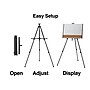 Staples 1843011 Tripod Display Easel 49-Inch Black Aluminum~#|#~6F16ECA4-19EF-4FCA-80E0E63FBDB86D78_sc7