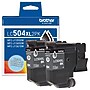 Brother LC504XL Black High Yield Ink Cartridge (LC504XL2PKS)~#|#~6F1CC370-CE76-48A0-93CEC3B018AA5D20_sc7