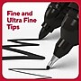TRU RED™ Pen Permanent Markers, Twin Tip, Black, 4/Pack (TR57829)~#|#~6F36A343-5D08-4233-A9F4DA3FE2059E6E_sc7