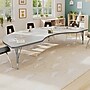Flash Furniture Wren Kidney Activity Table, 96" x 48", Height Adjustable, Light Gray Top/Silver Frame (XUA4896KDLGTP)~#|#~6F5307BB-DAAC-420C-A20EF9331B2FD45D_sc7