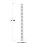 Nahanco 16" Coordinate Display Hanger Strip, Clear, 50/Pack (PB16)~#|#~6F6AEDB6-A9F3-47E2-9C0E6EA542859927_sc7