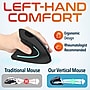 Delton S12 Wireless Ergonomic Vertical Left-Handed USB-A/C Mouse, Black (DMERG12LWB)~#|#~6F83E9B4-8A62-4E24-A48FF9D4100C8AED_sc7
