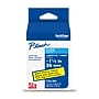 Brother P-touch Laminated Label Tape, 1-1/2" x 26.2', Black on Yellow (TZe661)~#|#~6FC28870-653D-48DB-9C2E6CA710A128FC_sc7