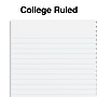 Staples 1-Subject Notebooks, 5" x 7.75", College Ruled, 80 Sheets, Assorted Colors, 3/Pack (ST11670C)~#|#~6FCC971D-7180-4D33-BEEF44014B606646_sc7