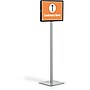 DURABLE Info Basic Floor Stand, Charcoal Gray (DBL501157)~#|#~6FE65930-86A1-4228-8336E369F2106B7A_sc7