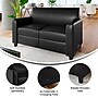Flash Furniture Agent 52.5"W LeatherSoft Loveseat, Black (BT827U2BK)~#|#~6FF368C5-3694-472A-A18E64EA548157D0_sc7