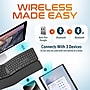 Delton KB250 Ergonomic Wireless Curved Keyboard with Cushioned Wrist Rest, Black (DKBE250-WR)~#|#~6FF9F204-0803-401F-A95CCFF2035B87DC_sc7