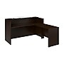 Bush Business Furniture Arrive 72"W L Shaped Reception Desk with Counter, Mocha Cherry (ARV009MR)~#|#~6FFF14C7-E474-4B44-BA94D076C1E0F71D_sc7