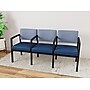 Lesro Lenox Steel 3-Seat Tandem Seating, Patriot Plus Imperial Blue/Chambray Light Navy (LS3103.SBK-02CHLN.03PPIB)~#|#~700057AF-1C9F-4346-9CB336990E8CFD47_sc7