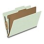 Medical Arts Press Pressboard Classification Folder, 1 Divider, 2" Expansion, Legal Size, Pale Green, 10/Box (DV-T52-14-3PGN)~#|#~70015144-AF9B-4890-95B8865B75810557_sc7