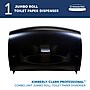 Kimberly-Clark Professional Jumbo Roll Toilet Paper Dispenser, Black (09551)~#|#~700B9488-1B0A-4F51-B2A3CB84FE868425_sc7