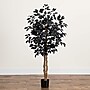Nearly Natural Artificial Halloween Black Ficus Tree, 4' (T5135)~#|#~7017965A-5B99-4964-BDAB8F0AEF716B5E_sc7