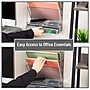 Mind Reader 7-Compartment Metal Desk Shelf, Silver (MAGROUND-SIL)~#|#~701868F7-3630-450E-A346A338902904BD_sc7