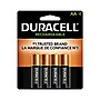 Duracell AA NiMH Battery, rechargeable, 4/Pack (DX1500B4N001)~#|#~701D0441-5356-490A-B9BF8BAC156D6E0F_sc7
