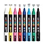uni POSCA PC-5M Water-Based Paint Markers, Reversible Medium Tip, Assorted Colors, 8/Pack (PC5M8C)~#|#~702B7E6B-53A3-4F8E-BF610E2931FAEF58_sc7