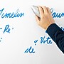 Luxor Double Sided Magnetic Porcelain Mobile Dry-Erase Whiteboard Easel, Aluminum Frame, 30"W x 40"H (DEMW001)~#|#~702E45F9-7FF6-4297-85C9B6A3B86AB13D_sc7