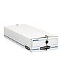 Bankers Box Liberty Corrugated File Box with String and Button Closure, White/Blue (4662401)~#|#~70484B43-EAD8-46B9-BDF4600C6A912E4B_sc7