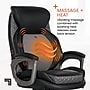 Sharper Image S-600 Active Lumbar Heated Ergonomic Bonded Leather Swivel Executive Massage Chair, Black (60098-BLK)~#|#~705D87C3-F3EF-438D-90DD48E0CC1B5F6D_sc7