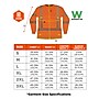 Ergodyne GloWear 8387 High Visibility Women’s Long Sleeve T-Shirt, ANSI Class R3, Orange, 2XL (22366)~#|#~70838A1C-500F-4EE4-ABC3A28D7F1B5B0B_sc7