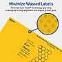 Avery Rectangle Laser/Inkjet Multipurpose Labels, 2.5" x 4", Bright Yellow (120/Box)~#|#~708920B3-37AE-4BE7-BBCE8AD1C1126437_sc7