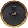Infinity Instruments Round Retro Saffron Wall Clock, Aluminum, 12" (10940SY-12)~#|#~70A5C99E-1E95-4D92-9E268E6AE3A6CDB4_sc7