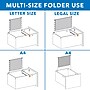 Mount-It! 3-Drawer Mobile File Cabinet, Letter & Legal Size, Lockable, 23.72"H x 14.7"W x 18.11"D, White (MI-941W)~#|#~70AB23F8-65EF-4D2E-A5B5F26C2E560A4B_sc7