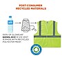 GloWear 8205HL-ECO High Visibility Sleeveless Vest, ANSI Type R Class 2, Lime, S/M, (21983)~#|#~70C1E0DB-68AF-4678-9D41866B529F0748_sc7