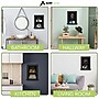 AdirHome 1-Shelf Recessed Wall Mount Shelf, 19" x 12.75" x 4.75", Black (515-01-BLK)~#|#~70CC3E95-8684-4AF5-A5FC9F6676E361F0_sc7