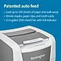 Kensington OfficeAssist Auto Feed Shredder A1500-HS Anti-Jam Micro Cut, White/Gray (K52050AM)~#|#~70CDF953-CB42-4075-A6FB9DAA049E248C_sc7