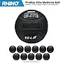 Champion Sports RHINO Promax Elite Black Medicine Ball, 4 Lbs. (PRX4)~#|#~70D07497-2335-4709-903E5F44B6DECEB0_sc7