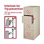 Staples Heavy Duty 4 Drawer Vertical File Cabinet, Legal Size, 51.97"H x 18"W x 26.5"D, Putty (59604/25416)~#|#~70DABB89-A609-45D9-8053EE31B76345F1_sc7