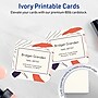 Avery Business Cards, 2-1/2" x 2-1/2", Matte Ivory, 90/Pack (95327)~#|#~70E2FDD5-52E7-410B-BFF1CC2E188E5F21_sc7