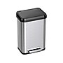 iTouchless SoftStep EXP Stainless Steel Step Trash Can, 13.2-Gallon, Silver/Black (PP13RSB)~#|#~70FCFDF1-3A70-412B-96564FAE1CCF1883_sc7