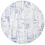 Safavieh Amelia Collection 8' x 8' Round Area Rug, Machine Made, Ivory/Blue (ALA700A-8R)~#|#~71007561-71CE-4336-8B48018CF9C1F927_sc7