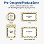 Avery Rectangle Matte Blank Card, White, 20/Pack (19479370985)~#|#~710BD6D4-8C37-4FC2-A6FF344DF0D022AC_sc7