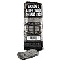 Global Material Steel Wool Hand Pad; Coarse , #3 , 12 sleeves per case~#|#~711583E2-015D-4A14-9D34B21789977413_sc7