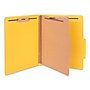 Universal Pressboard Classification Folders, 2/5-Cut Tab, 2" Expansion, Letter Size, Yellow, 10/Box (UNV10204)~#|#~711D5FCA-BA41-4AB8-840BA50E8CAFE43F_sc7