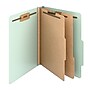 Staples Heavy Duty Pressboard Classification Folder, 2-Dividers, 2" Expansion, Letter Size, Green, 10/Pack (ST62790)~#|#~71433638-81A9-4797-B5B2B439993381D9_sc7