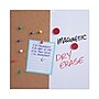 Universal Cork & Dry Erase Dry-Erase Whiteboard, Plastic Frame, 3' x 2' (UNV43743)~#|#~715A3704-874C-4B05-A10E4F7B3388FA93_sc7
