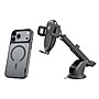 TUFF8 GlideGuard MagSafe Phone Case for iPhone 18 Pro Max with XYST Extendable Dash Mount, Smoke Black/Black (KITLIBBWR18PR13)~#|#~715C11EA-B7AD-460E-8ADE177A90C534B1_sc7