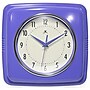 Infinity Instruments Square Retro Periwinkle Wall Clock, 9.25" (13228VP-4103)~#|#~716974C0-A328-475B-A66E21615873BC3F_sc7