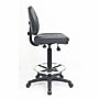 Lorell Millenia Series Vinyl Full Back Task Stool, Adjustable Height, Black (LLR80018)~#|#~71B622BF-60F1-4297-A540E6FCB7072BF7_sc7