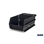 Triton Products LocBin Medium Stackable Plastic Storage Bin, 3" x 4.125"x 7.375", 1.58 Qt., Black, 24/Pack (3-220BKWS)~#|#~71C4EFF0-92FD-4C24-AAF8831ED20466E9_sc7