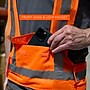Ergodyne GloWear 8142BA High Visibility Safety Vest, ANSI Class O1, Orange, 4X/5X (27023)~#|#~71CE1033-56F1-4CD0-9AFF9B66D70712BC_sc7