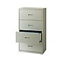 Hirsh HL1000 Series 4-Drawer Lateral File Cabinet, Letter/Legal Size, Lockable, 52.5"H x 30"W x 18.63"D, Light Gray (19440)~#|#~71F442A5-3040-4C0C-AA72A07626DD30F4_sc7