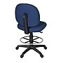 Regency Comfort Series Armless Fabric Drafting Chair with Footrest and Lumbar Support, Navy Blue (105-DK-NV)~#|#~71FAA69D-4DDA-4DA4-B89F4D2532FFC732_sc7