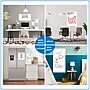 Mind Reader Adhesive Dry-Erase Whiteboard Roll with Dry Erase Markers, 24" x 10' (DWBER-WHT) ~#|#~71FDA4EB-4B38-4942-97C064699A8F4B18_sc7