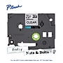 Brother P-touch TZe-131 Laminated Label Tape, 1/2" x 26.2', Black on Clear~#|#~720F6FD1-A27C-41D6-8DC74B0EEA46BA32_sc7
